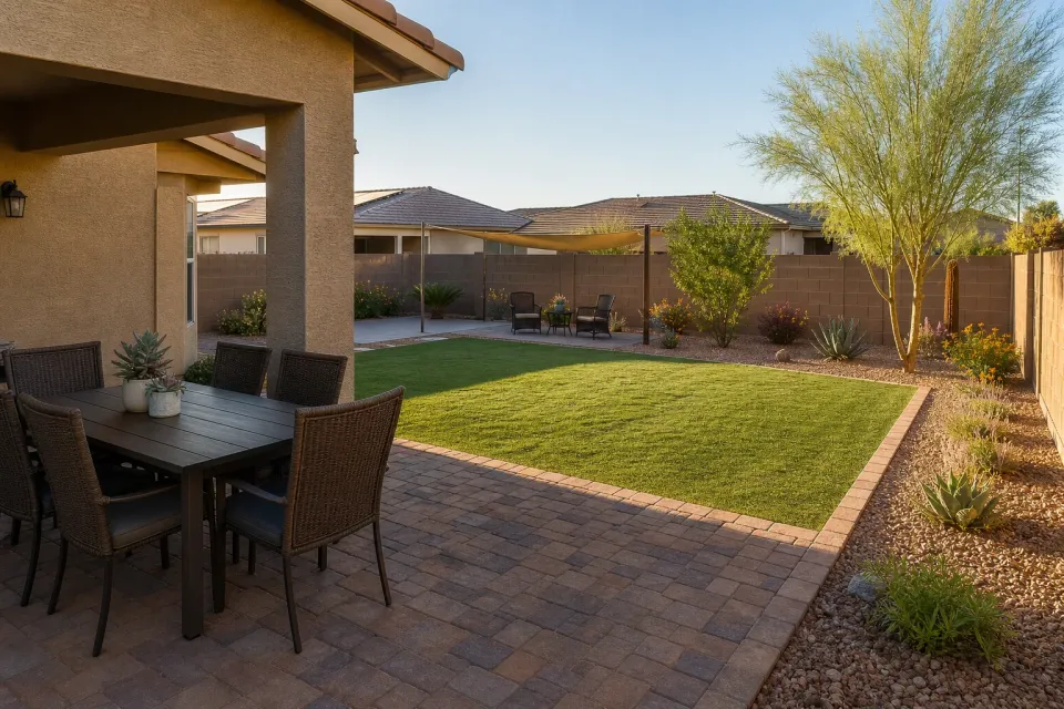 Sod installation after soil preparation